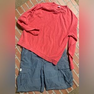Ralph Lauren Carpenter shorts and a Johnny O shirt